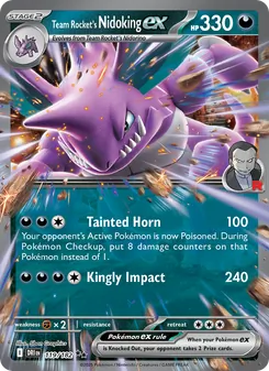 Team Rocket's Nidoking ex, Destined Rivals, no. 119