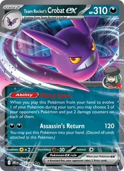 Team Rocket's Crobat ex, Destined Rivals, no. 122