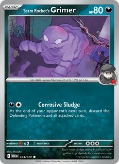 Team Rocket's Grimer, Destined Rivals, no. 123