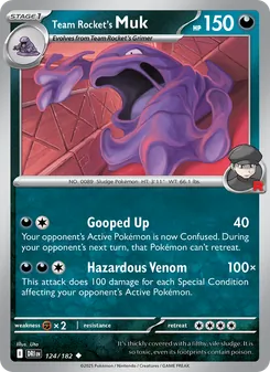 Team Rocket's Muk, Destined Rivals, no. 124