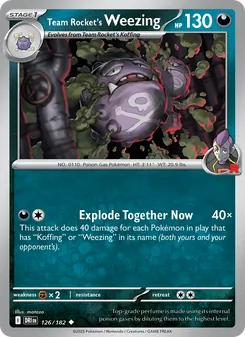 Team Rocket's Weezing, Destined Rivals, no. 126