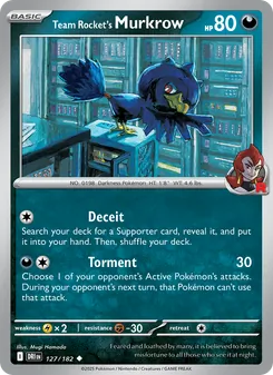 Team Rocket's Murkrow, Destined Rivals, no. 127
