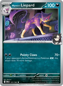 Marnie's Liepard, Destined Rivals, no. 131