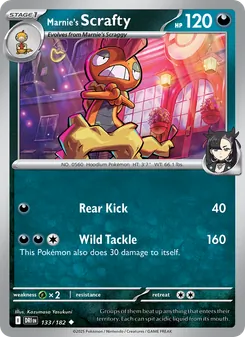 Marnie's Scrafty, Destined Rivals, no. 133