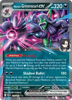Marnie's Grimmsnarl ex, Destined Rivals, no. 136