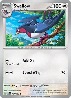 Swellow, Destined Rivals, no. 157