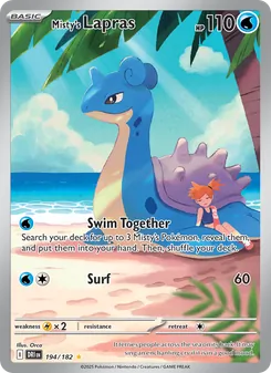 Misty's Lapras, Destined Rivals, no. 194