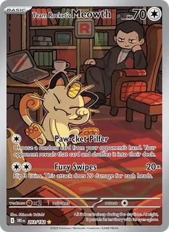 Team Rocket's Meowth, Destined Rivals, no. 203