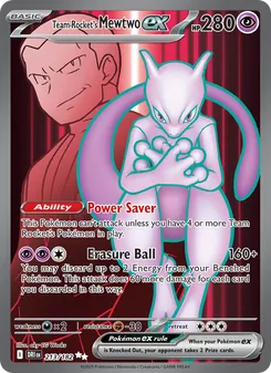 Team Rocket's Mewtwo ex, Destined Rivals, no. 213