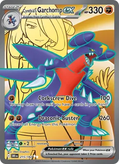Cynthia's Garchomp ex, Destined Rivals, no. 215