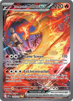 Team Rocket's Moltres ex, Destined Rivals, no. 229