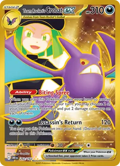 Team Rocket's Crobat ex, Destined Rivals, no. 242