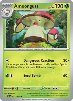 Amoonguss, Black Bolt, no. 011