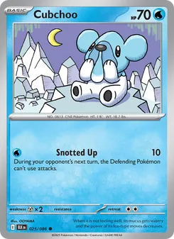 Cubchoo, Black Bolt, no. 025