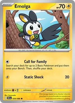 Emolga, Black Bolt, no. 029