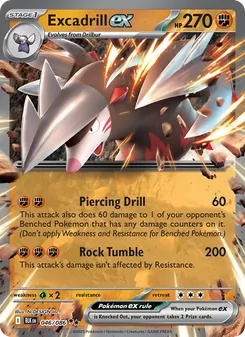 Excadrill ex, Black Bolt, no. 046
