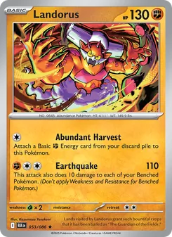 Landorus, Black Bolt, no. 053