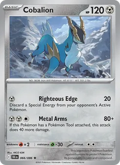 Cobalion, Black Bolt, no. 066