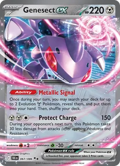 Genesect ex, Black Bolt, no. 067