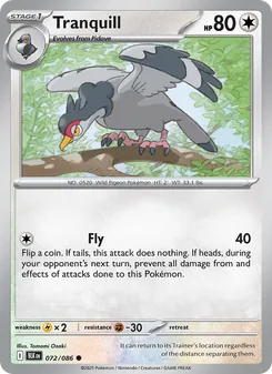 Tranquill, Black Bolt, no. 072
