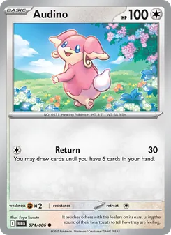 Audino, Black Bolt, no. 074