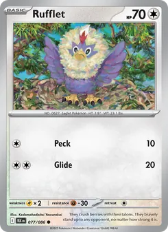 Rufflet, Black Bolt, no. 077