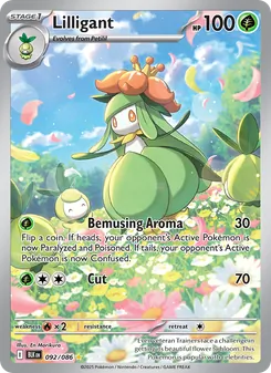 Lilligant, Black Bolt, no. 092