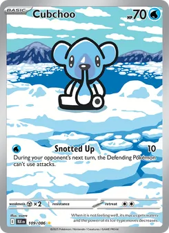 Cubchoo, Black Bolt, no. 109