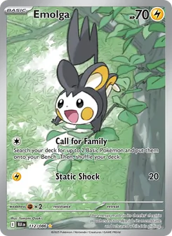 Emolga, Black Bolt, no. 112