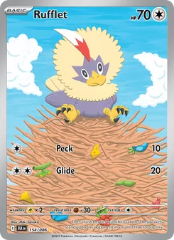 Rufflet, Black Bolt, no. 154