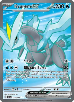 Kyurem ex, Black Bolt, no. 157
