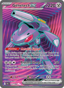 Genesect ex, Black Bolt, no. 161