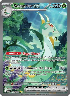 Serperior ex, Black Bolt, no. 164