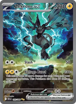 Zekrom ex, Black Bolt, no. 166