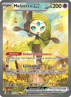 Meloetta ex, Black Bolt, no. 167