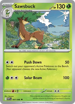 Sawsbuck, White Flare, no. 007