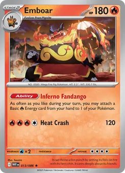 Emboar, White Flare, no. 013