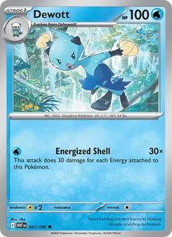 Dewott, White Flare, no. 022