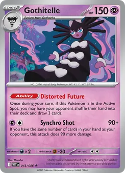 Gothitelle, White Flare, no. 043