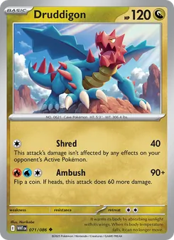 Druddigon, White Flare, no. 071