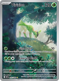 Virizion, White Flare, no. 095