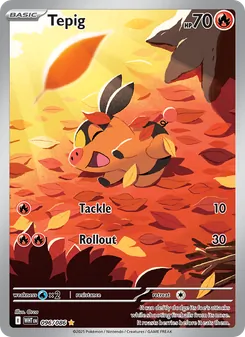 Tepig, White Flare, no. 096