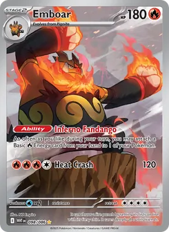 Emboar, White Flare, no. 098