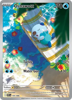 Oshawott, White Flare, no. 105