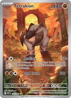 Terrakion, White Flare, no. 135