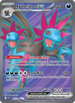 Hydreigon ex, White Flare, no. 161
