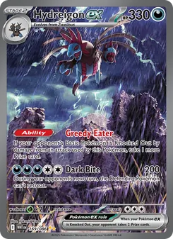 Hydreigon ex, White Flare, no. 169