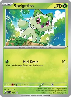 Sprigatito, SVP Black Star Promos, no. 001