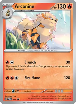 Arcanine, SVP Black Star Promos, no. 011
