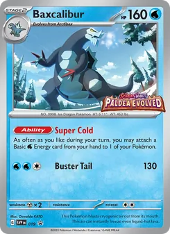 Baxcalibur, SVP Black Star Promos, no. 019
